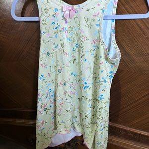 Green Floral Children’s Pajama Set